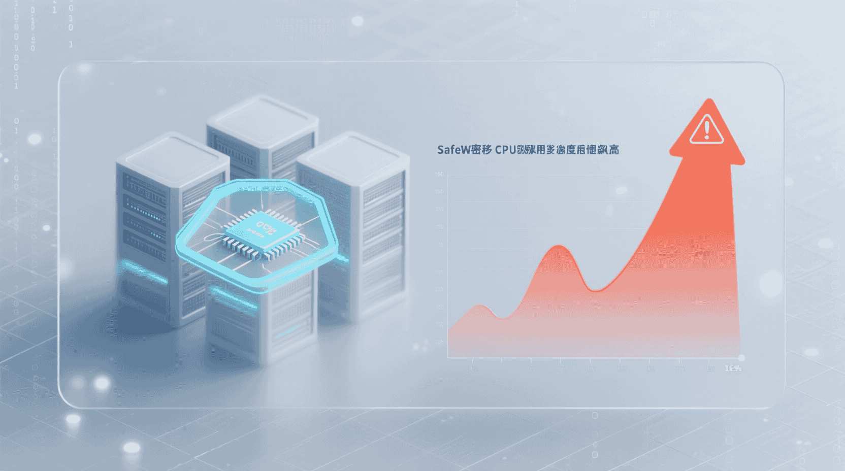 观察到的情况是：在进行 5% 的灰度发布后，CPU 使用率急剧上升。