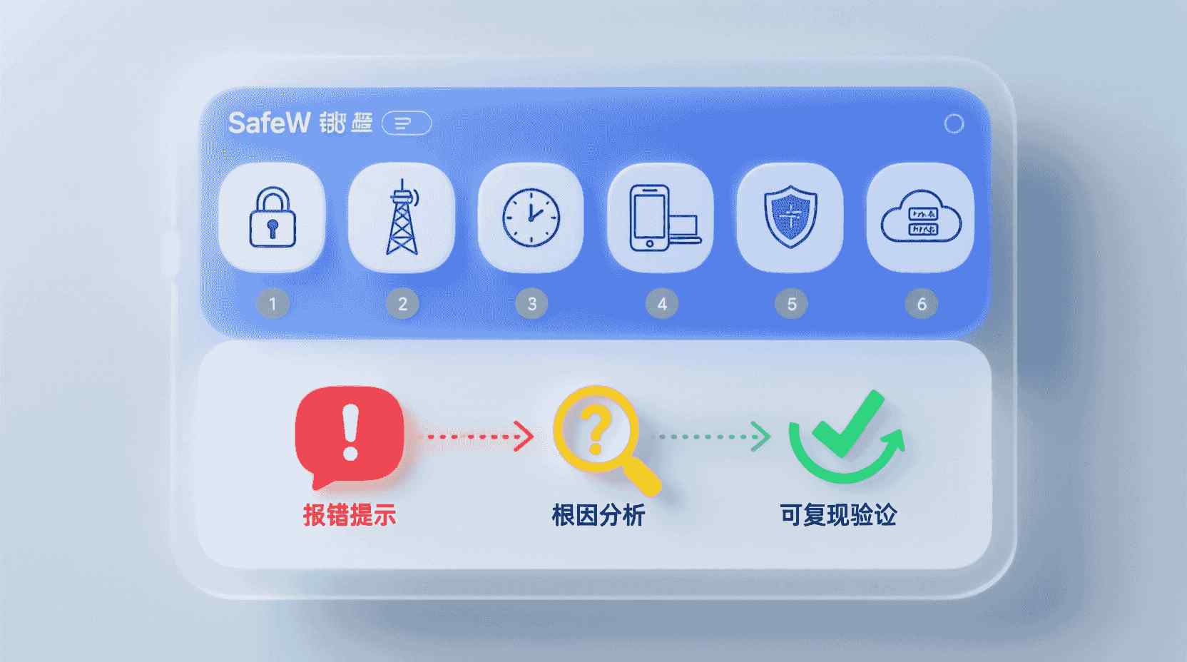 第 3 项指标为失败警报。