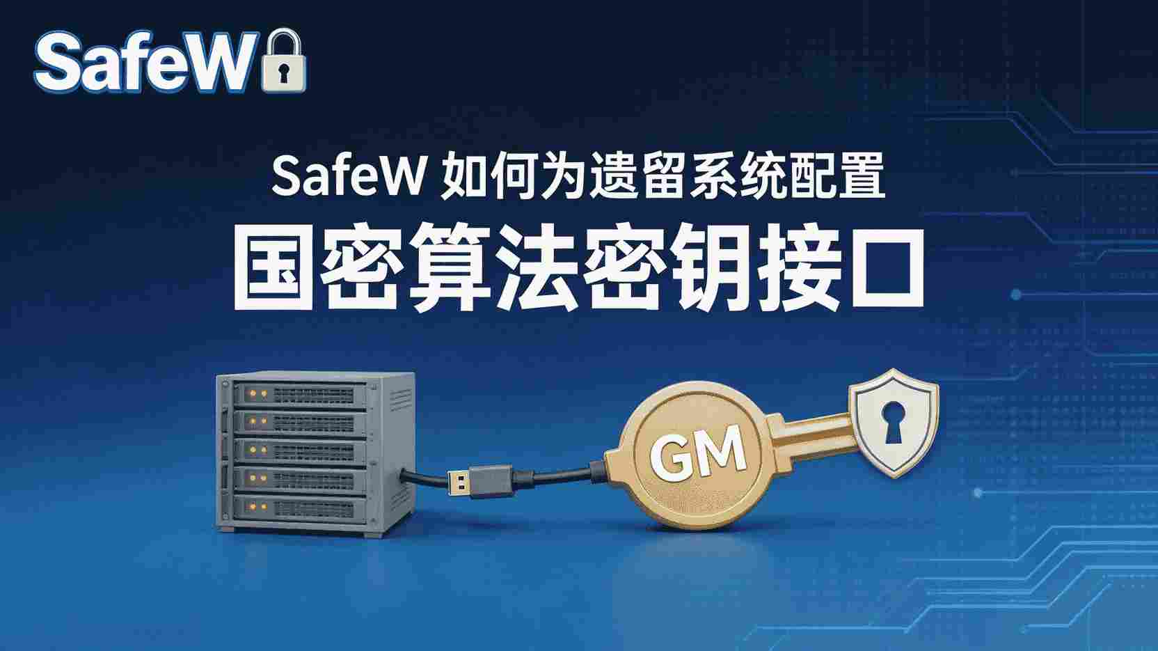 SafeW如何配置国密密钥接口, 遗留系统国密算法升级步骤, SafeW国密算法支持哪些密钥类型, 国密SM2接口配置失败怎么办, RSA迁移到国密算法有什么区别, SafeW国密证书链验证流程, 怎么在SafeW启用SM1/SM4, 遗留系统最低改动的国密接入方案