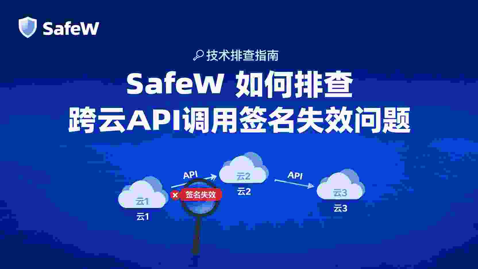 SafeW 跨云API签名失效怎么解决, 如何查看SafeW API调用返回的签名错误码, SafeW 跨云调用时间戳不一致导致签名失败怎么办, SafeW 诊断工具检测API签名的步骤, API网关签名验证失败如何排查, 跨云场景下SecretKey配置错误如何修正, SafeW 是否支持自动校准UTC时间避免签名过期